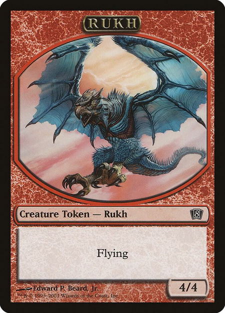 Rukh Token (8ED) - Magic Player Rewards Magic: The Gathering trading card