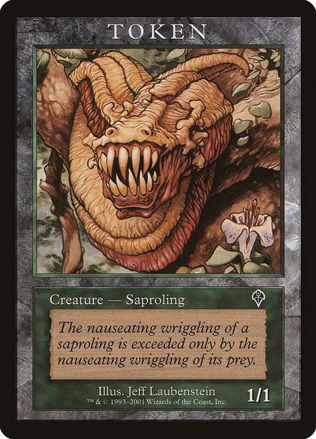 Saproling Token (INV) - Magic Player Rewards Magic: The Gathering trading card