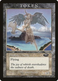 Spirit Token (PLS) - Magic Player Rewards (MPRP) #5 - Token Magic: The Gathering Trading Card