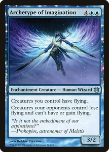 Archetype of Imagination - Born of the Gods (BNG) #32 - Uncommon Magic: The Gathering Trading Card