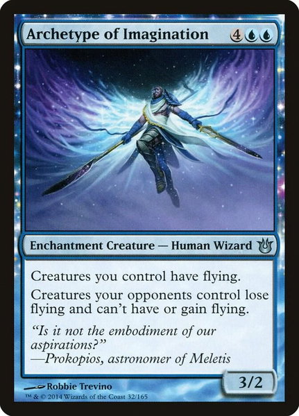 Archetype of Imagination - Born of the Gods Magic: The Gathering trading card