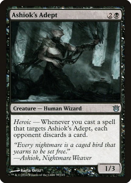 Ashiok's Adept - Born of the Gods Magic: The Gathering trading card
