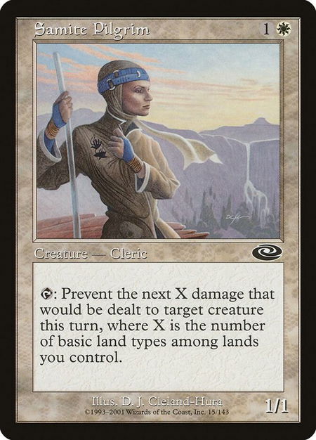 Samite Pilgrim - Planeshift Magic: The Gathering trading card