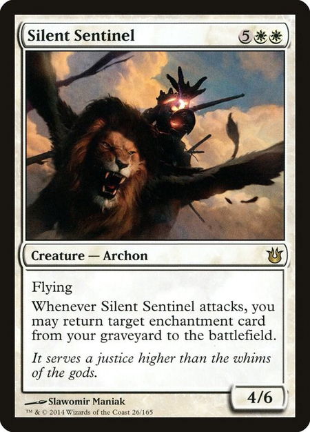 Silent Sentinel - Born of the Gods Magic: The Gathering trading card