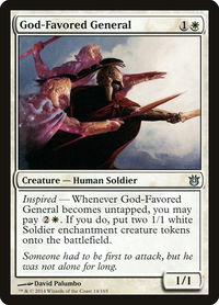 God-Favored General - Born of the Gods (BNG) #14 - Uncommon Magic: The Gathering Trading Card