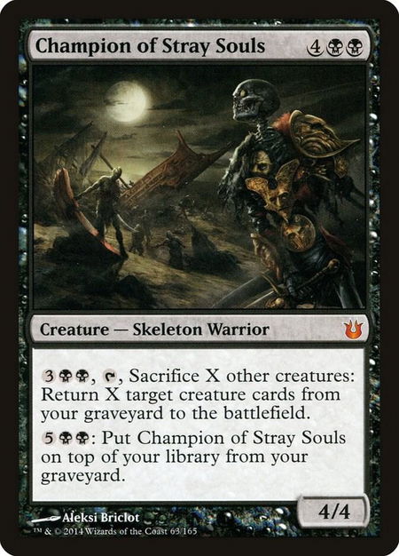 Champion of Stray Souls - Born of the Gods Magic: The Gathering trading card