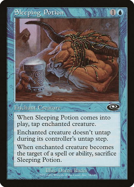 Sleeping Potion - Planeshift Magic: The Gathering trading card