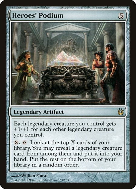 Heroes' Podium - Born of the Gods Magic: The Gathering trading card