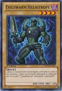 Evilswarm Heliotrope trading card from Battle Pack 2: War of the Giants Round 2 Evilswarm Heliotrope - Battle Pack 2: War of the Giants Round 2 YuGiOh trading card