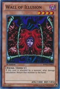 Wall of Illusion - Battle Pack 2: War of the Giants Round 2 (BPW2) #BPW2-EN002 - Super Rare YuGiOh Trading Card