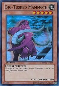 Big-Tusked Mammoth - Battle Pack 2: War of the Giants Round 2 (BPW2) #BPW2-EN013 - Super Rare YuGiOh Trading Card