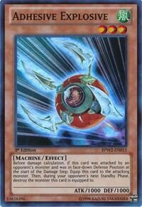 Adhesive Explosive - Battle Pack 2: War of the Giants Round 2 (BPW2) #BPW2-EN015 - Super Rare YuGiOh Trading Card
