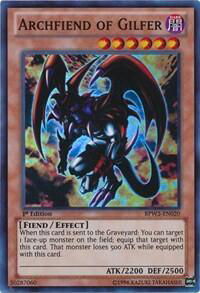 Archfiend of Gilfer - Battle Pack 2: War of the Giants Round 2 (BPW2) #BPW2-EN020 - Super Rare YuGiOh Trading Card