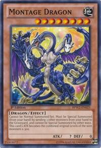 Montage Dragon trading card from Battle Pack 2: War of the Giants Round 2 Montage Dragon - Battle Pack 2: War of the Giants Round 2 YuGiOh trading card
