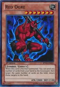 Red Ogre trading card from Battle Pack 2: War of the Giants Round 2 Red Ogre - Battle Pack 2: War of the Giants Round 2 YuGiOh trading card