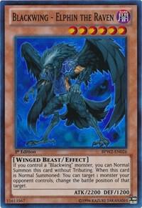 Blackwing - Elphin the Raven - Battle Pack 2: War of the Giants Round 2 YuGiOh trading card