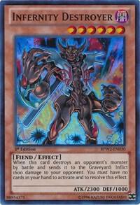 Infernity Destroyer trading card from Battle Pack 2: War of the Giants Round 2 Infernity Destroyer - Battle Pack 2: War of the Giants Round 2 YuGiOh trading card