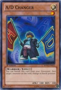 A/D Changer trading card from Battle Pack 2: War of the Giants Round 2 A/D Changer - Battle Pack 2: War of the Giants Round 2 YuGiOh trading card