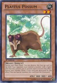 Playful Possum - Battle Pack 2: War of the Giants Round 2 (BPW2) #BPW2-EN033 - Common / Short Print YuGiOh Trading Card