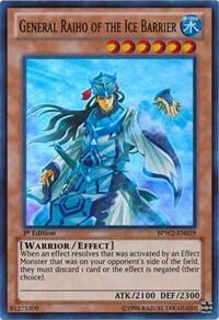 General Raiho of the Ice Barrier - Battle Pack 2: War of the Giants Round 2 YuGiOh trading card