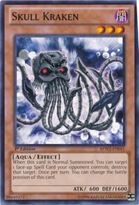 Skull Kraken trading card from Battle Pack 2: War of the Giants Round 2 Skull Kraken - Battle Pack 2: War of the Giants Round 2 YuGiOh trading card