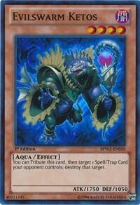 Evilswarm Ketos - Battle Pack 2: War of the Giants Round 2 (BPW2) #BPW2-EN050 - Super Rare YuGiOh Trading Card