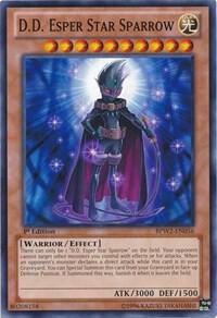 D.D. Esper Star Sparrow trading card from Battle Pack 2: War of the Giants Round 2 D.D. Esper Star Sparrow - Battle Pack 2: War of the Giants Round 2 YuGiOh trading card