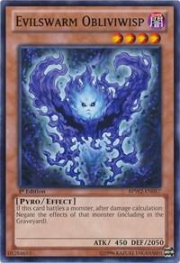 Evilswarm Obliviwisp trading card from Battle Pack 2: War of the Giants Round 2 Evilswarm Obliviwisp - Battle Pack 2: War of the Giants Round 2 YuGiOh trading card