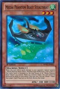 Mecha Phantom Beast Stealthray - Battle Pack 2: War of the Giants Round 2 (BPW2) #BPW2-EN062 - Super Rare YuGiOh Trading Card