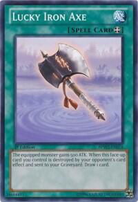 Lucky Iron Axe - Battle Pack 2: War of the Giants Round 2 (BPW2) #BPW2-EN074 - Common / Short Print YuGiOh Trading Card