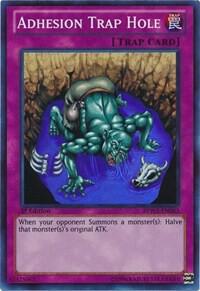 Adhesion Trap Hole trading card from Battle Pack 2: War of the Giants Round 2 Adhesion Trap Hole - Battle Pack 2: War of the Giants Round 2 YuGiOh trading card