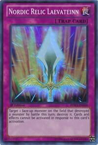 Nordic Relic Laevateinn - Battle Pack 2: War of the Giants Round 2 (BPW2) #BPW2-EN089 - Super Rare YuGiOh Trading Card