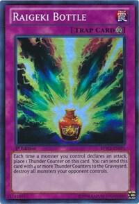 Raigeki Bottle trading card from Battle Pack 2: War of the Giants Round 2 Raigeki Bottle - Battle Pack 2: War of the Giants Round 2 YuGiOh trading card