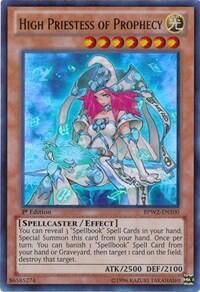 High Priestess of Prophecy - Battle Pack 2: War of the Giants Round 2 (BPW2) #BPW2-EN100 - Ultra Rare YuGiOh Trading Card