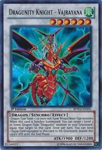 Dragunity Knight - Vajrayana trading card from Battle Pack 2: War of the Giants Round 2 Dragunity Knight - Vajrayana - Battle Pack 2: War of the Giants Round 2 YuGiOh trading card