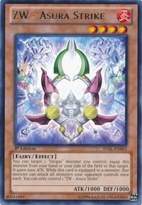 ZW - Asura Strike trading card from Legacy of the Valiant ZW - Asura Strike - Legacy of the Valiant YuGiOh trading card