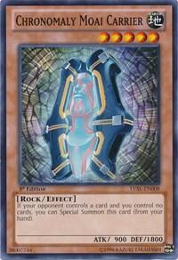 Chronomaly Moai Carrier - Legacy of the Valiant (LVAL) #LVAL-EN008 - Common / Short Print YuGiOh Trading Card