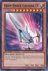 Deep-Space Cruiser IX - Legacy of the Valiant (LVAL) #LVAL-EN010 - Common / Short Print YuGiOh Trading Card