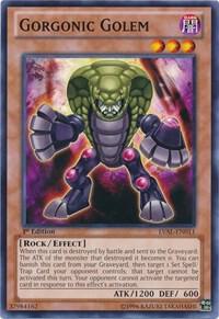 Gorgonic Golem trading card from Legacy of the Valiant Gorgonic Golem - Legacy of the Valiant YuGiOh trading card