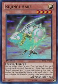 Bujingi Hare trading card from Legacy of the Valiant Bujingi Hare - Legacy of the Valiant YuGiOh trading card