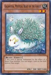 Kalantosa, Mystical Beast of the Forest - Legacy of the Valiant (LVAL) #LVAL-EN036 - Common / Short Print YuGiOh Trading Card