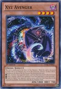 Xyz Avenger trading card from Legacy of the Valiant Xyz Avenger - Legacy of the Valiant YuGiOh trading card