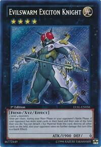 Evilswarm Exciton Knight - Legacy of the Valiant (LVAL) #LVAL-EN056 - Secret Rare YuGiOh Trading Card