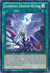 Luminous Dragon Ritual - Legacy of the Valiant YuGiOh trading card