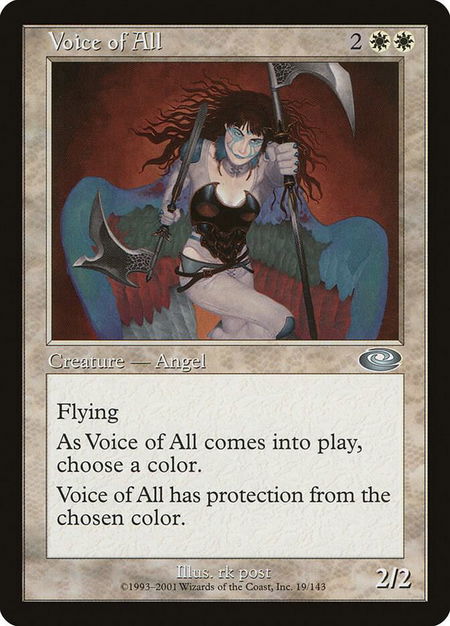 Voice of All - Planeshift Magic: The Gathering trading card