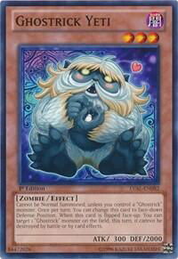 Ghostrick Yeti - Legacy of the Valiant (LVAL) #LVAL-EN082 - Common / Short Print YuGiOh Trading Card