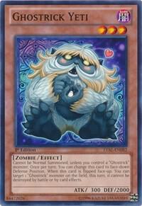 Ghostrick Yeti - Legacy of the Valiant YuGiOh trading card