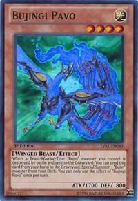 Bujingi Pavo - Legacy of the Valiant (LVAL) #LVAL-EN083 - Super Rare YuGiOh Trading Card