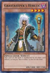 Gravekeeper's Heretic - Legacy of the Valiant YuGiOh trading card