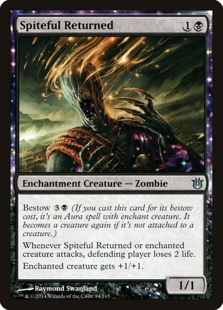 Spiteful Returned - Born of the Gods Magic: The Gathering trading card